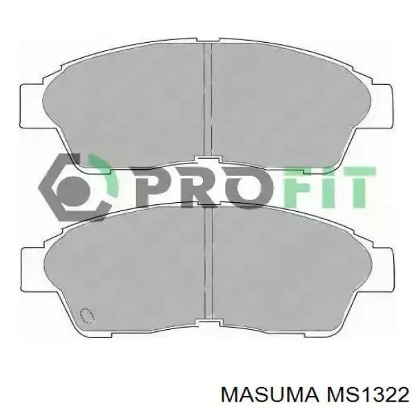 Гальмівні колодки Masuma MS1322 ціна, від 18.26 USD