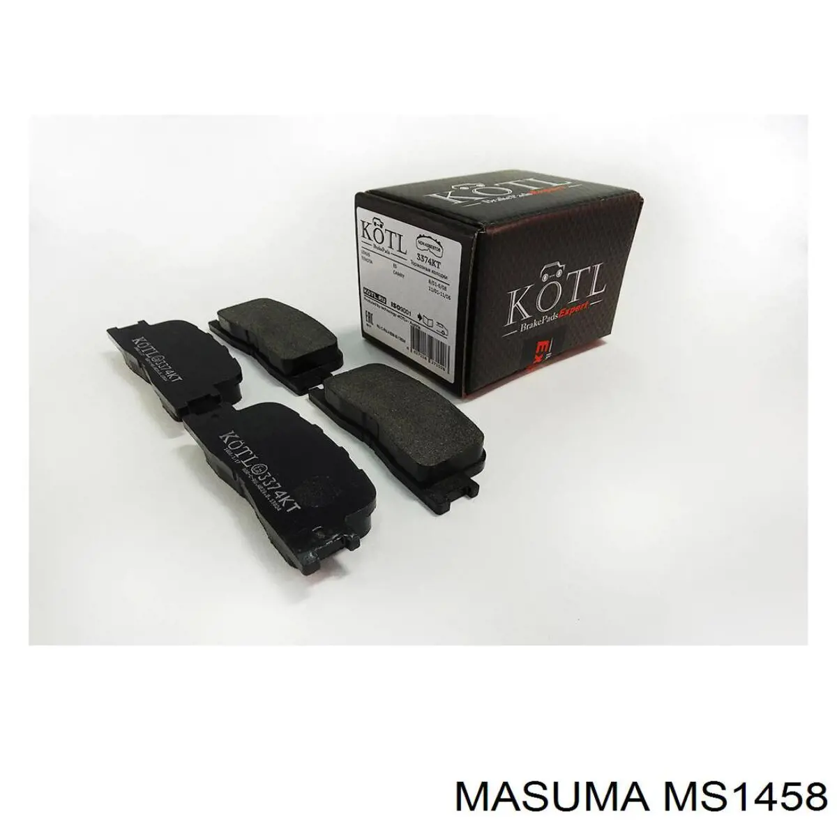 Задні гальмівні колодки Masuma MS1458 ціна, від 17.10 USD