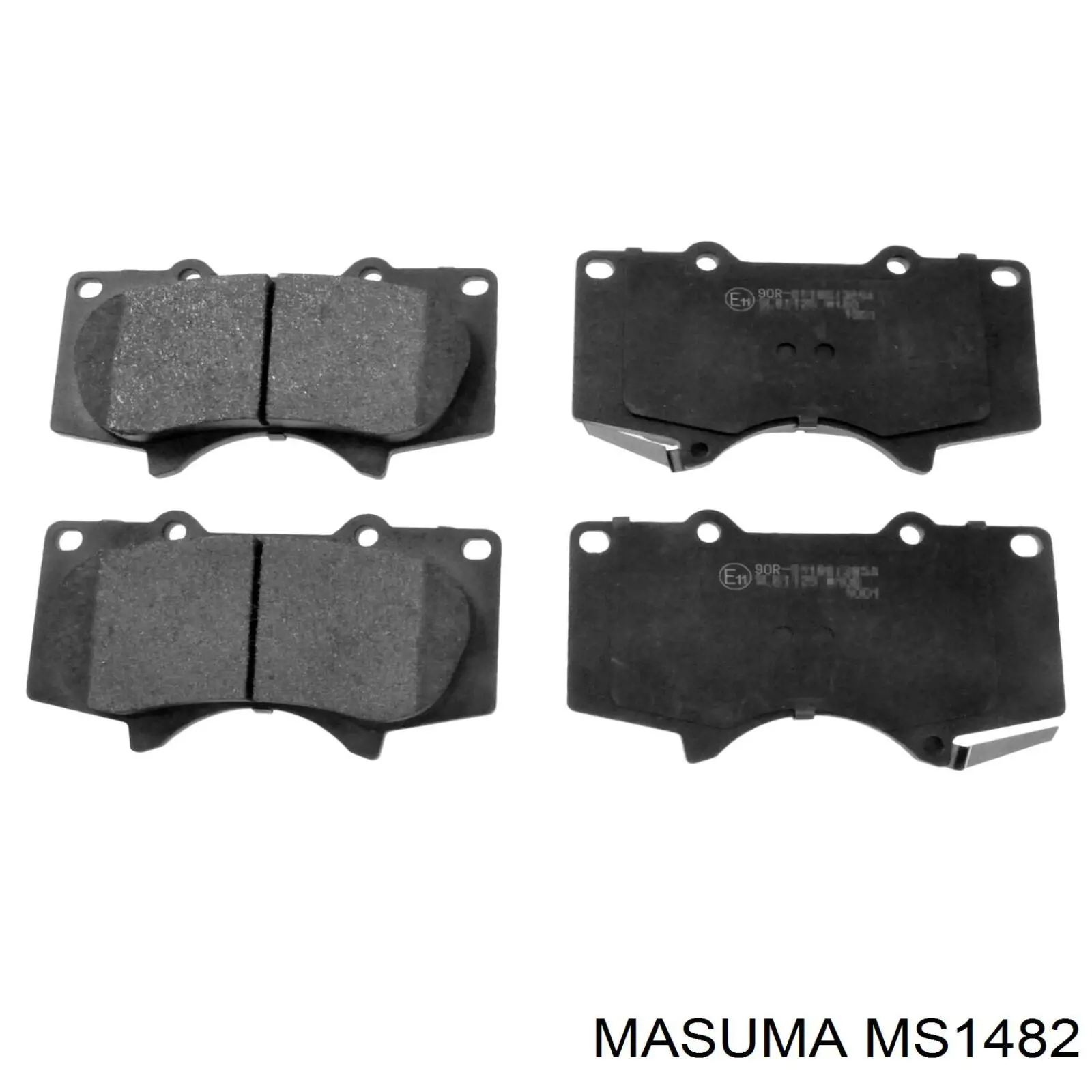 Гальмівні колодки Masuma MS1482 ціна, від 30.41 USD