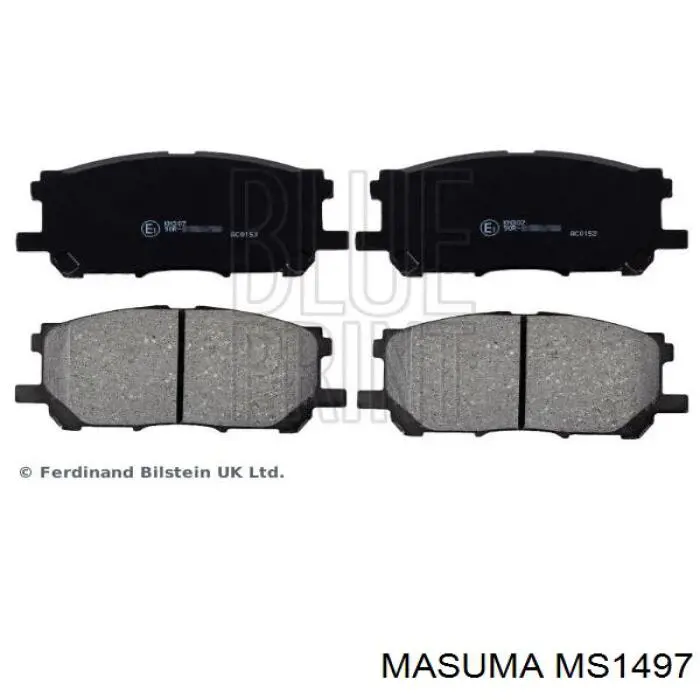 Гальмівні колодки Masuma MS1497 ціна, від 27.95 USD