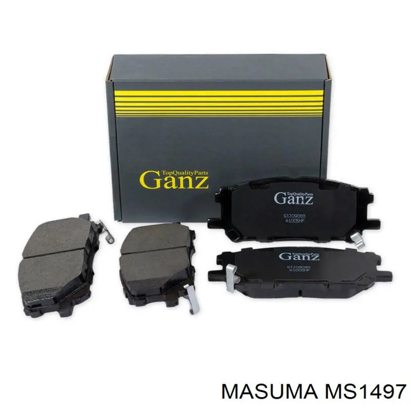 Передні тормозні колодки MS1497 Masuma