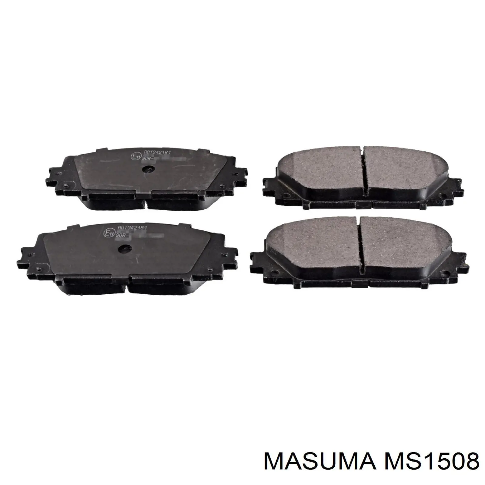 MS1508 Masuma Передні гальмівні колодки