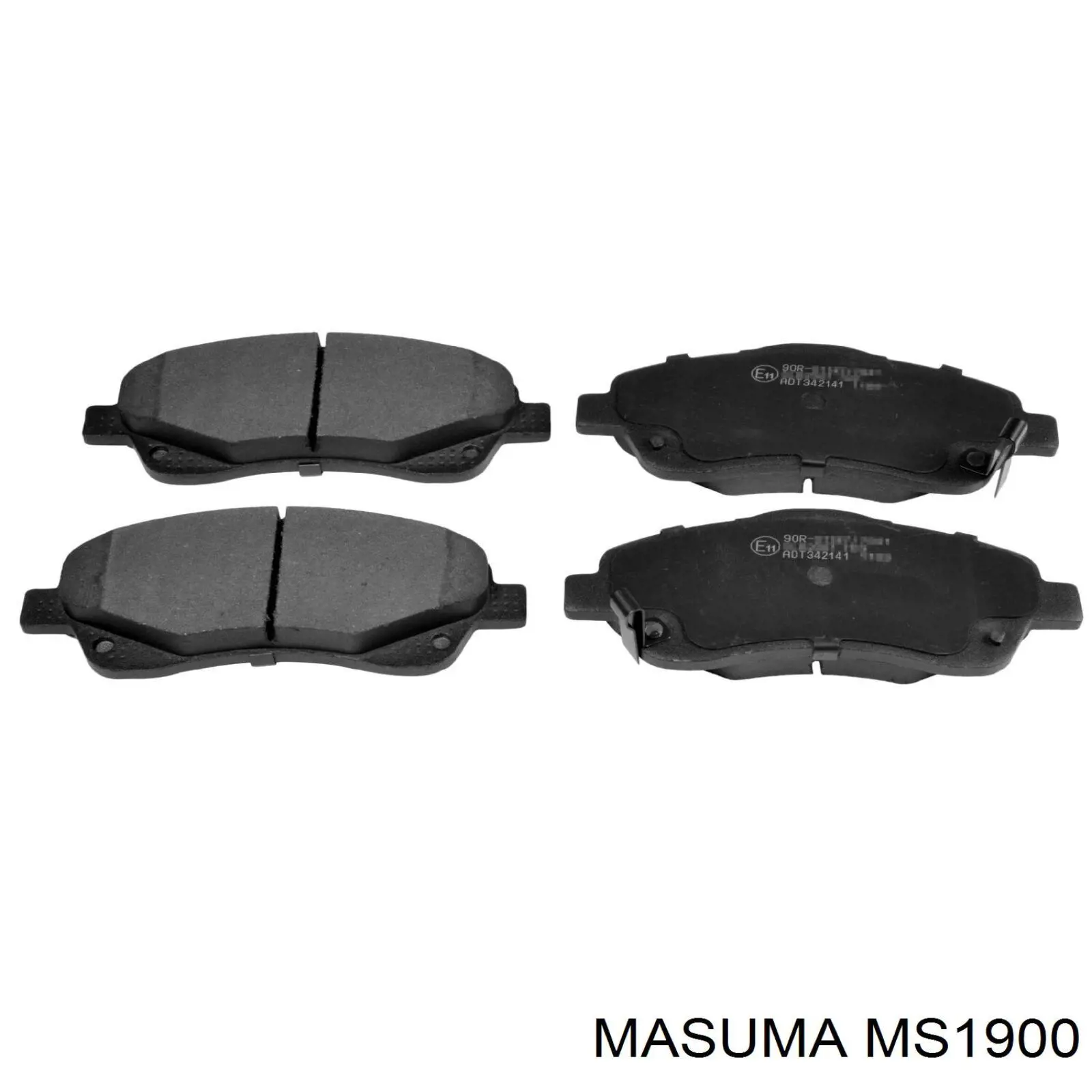 Гальмівні колодки Masuma MS1900 ціна, від 25.22 USD