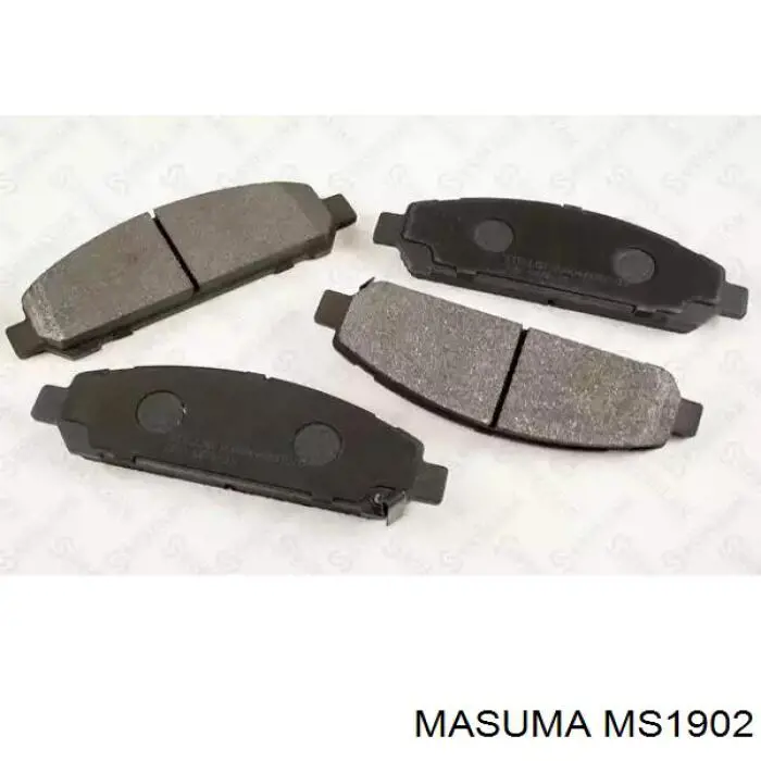 Гальмівні колодки Masuma MS1902 ціна, від 30.59 USD