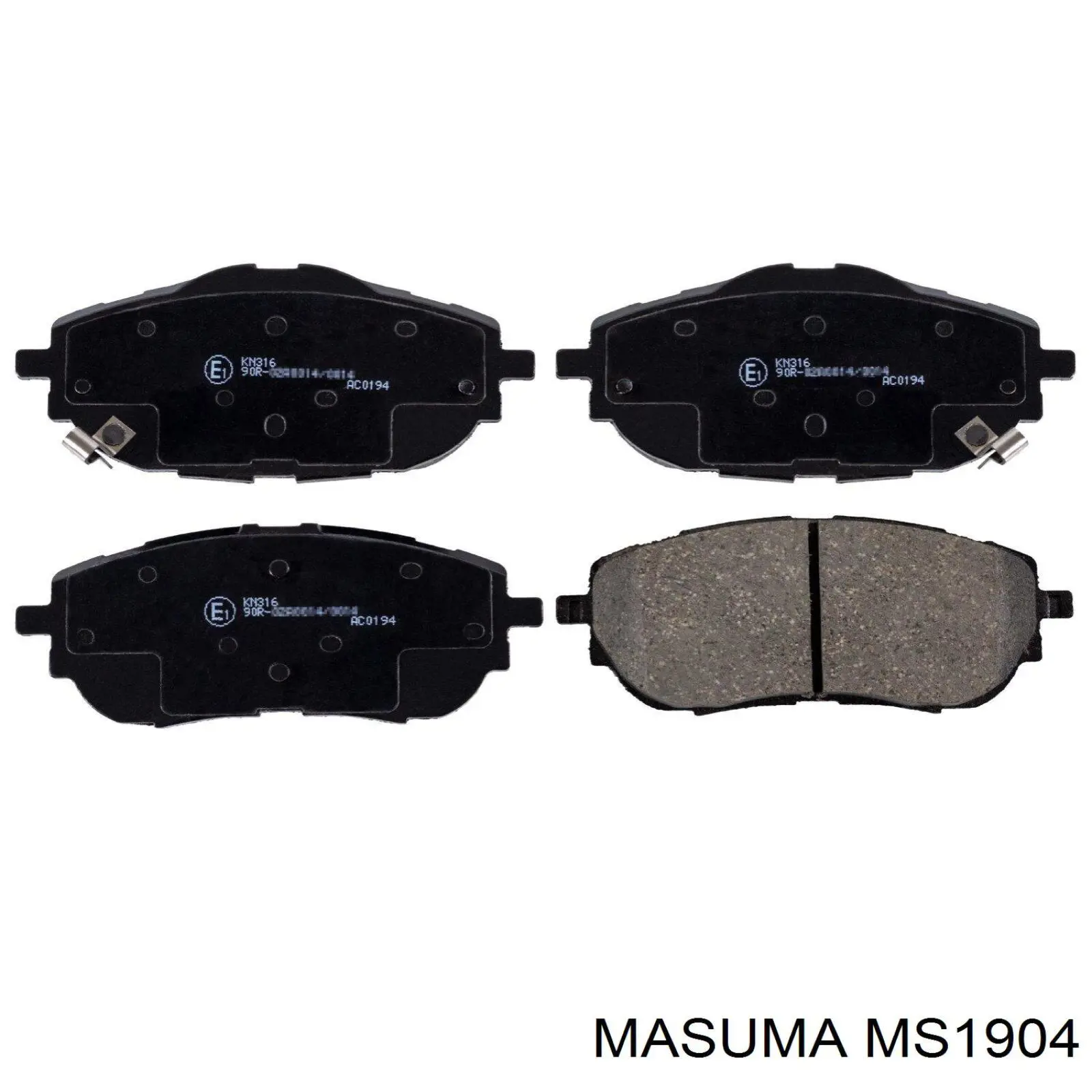 MS1904 Masuma Передні гальмівні колодки