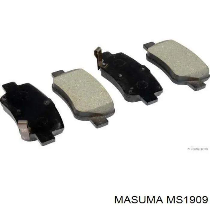 Задні дискові колодки Masuma MS1909
