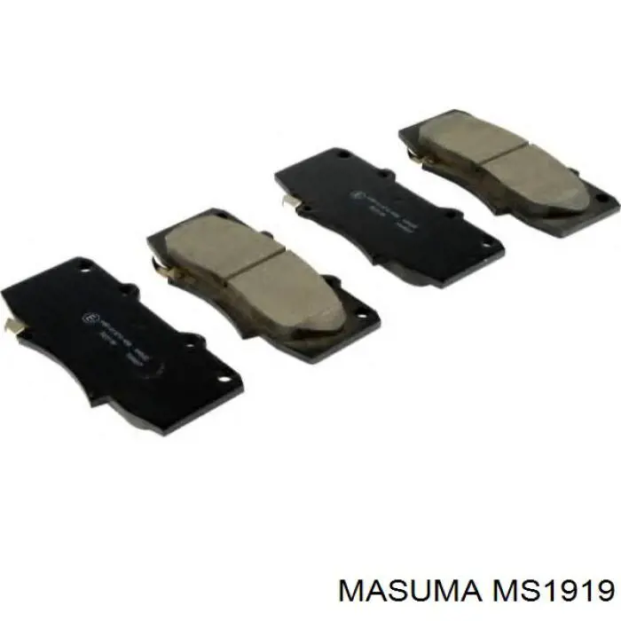 Купити MS1919 Masuma Колодки гальмівні передні, дискові