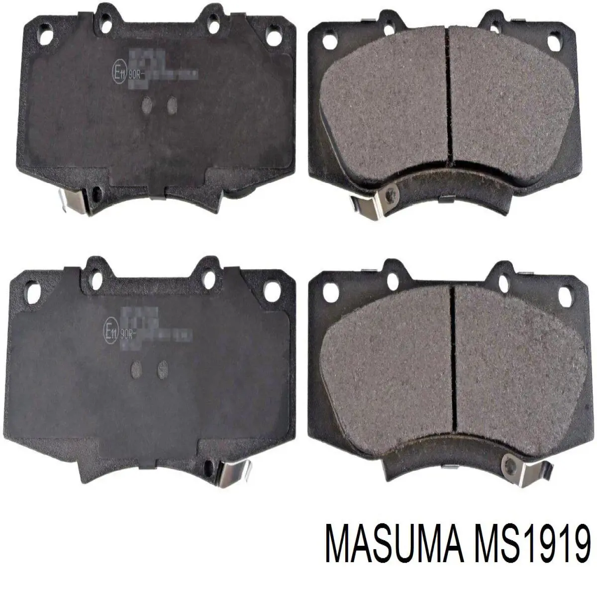 Гальмівні колодки Masuma MS1919 ціна, від 29.67 USD