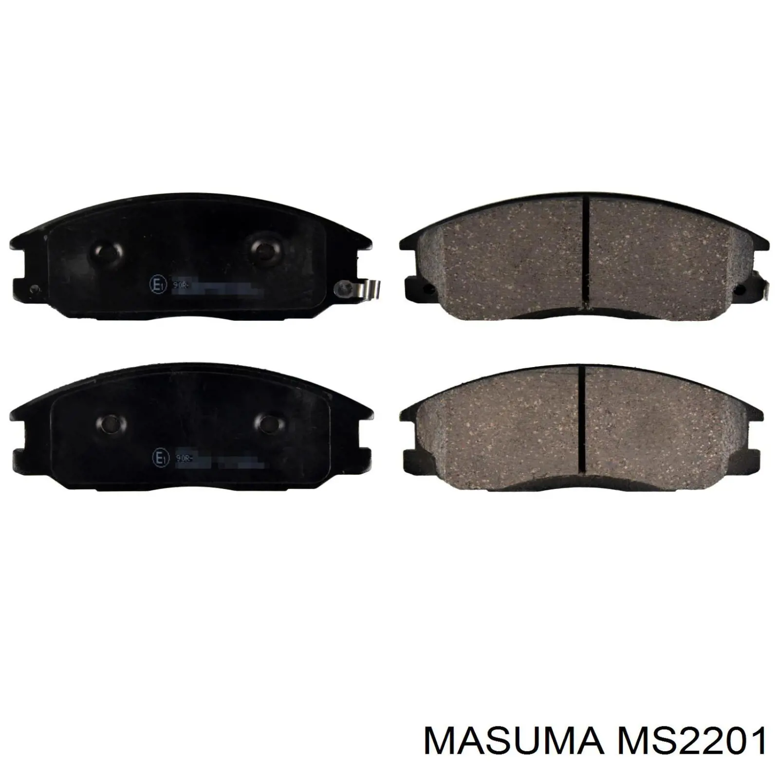 Купити MS2201 Masuma Колодки гальмівні передні, дискові