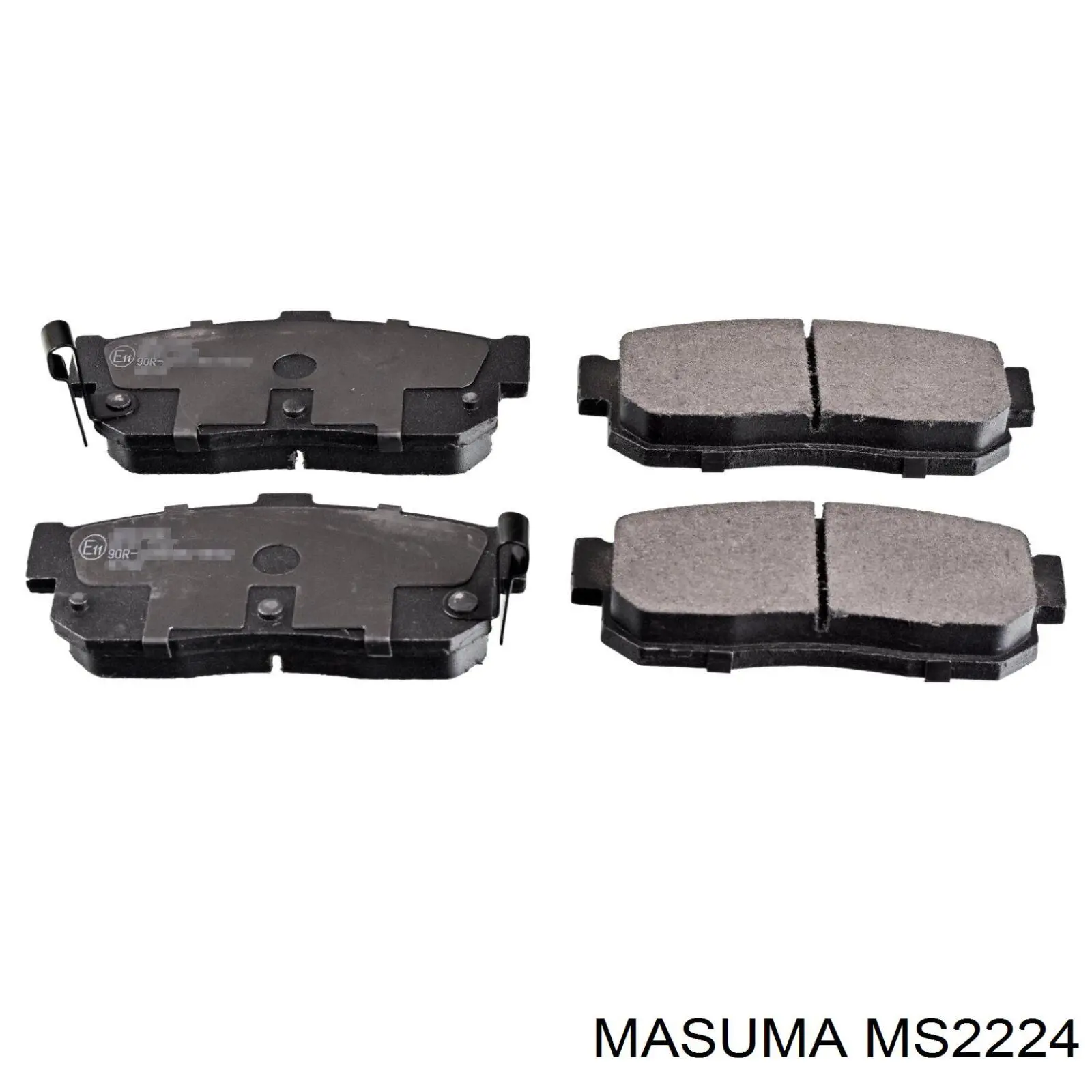 MS2224 Masuma колодки гальмові задні, дискові