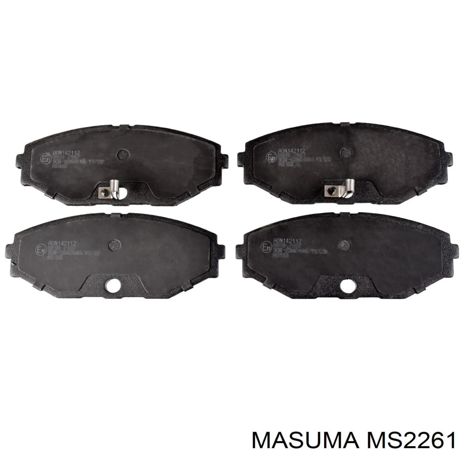 Гальмівні колодки Masuma MS2261 ціна, від 23.00 USD