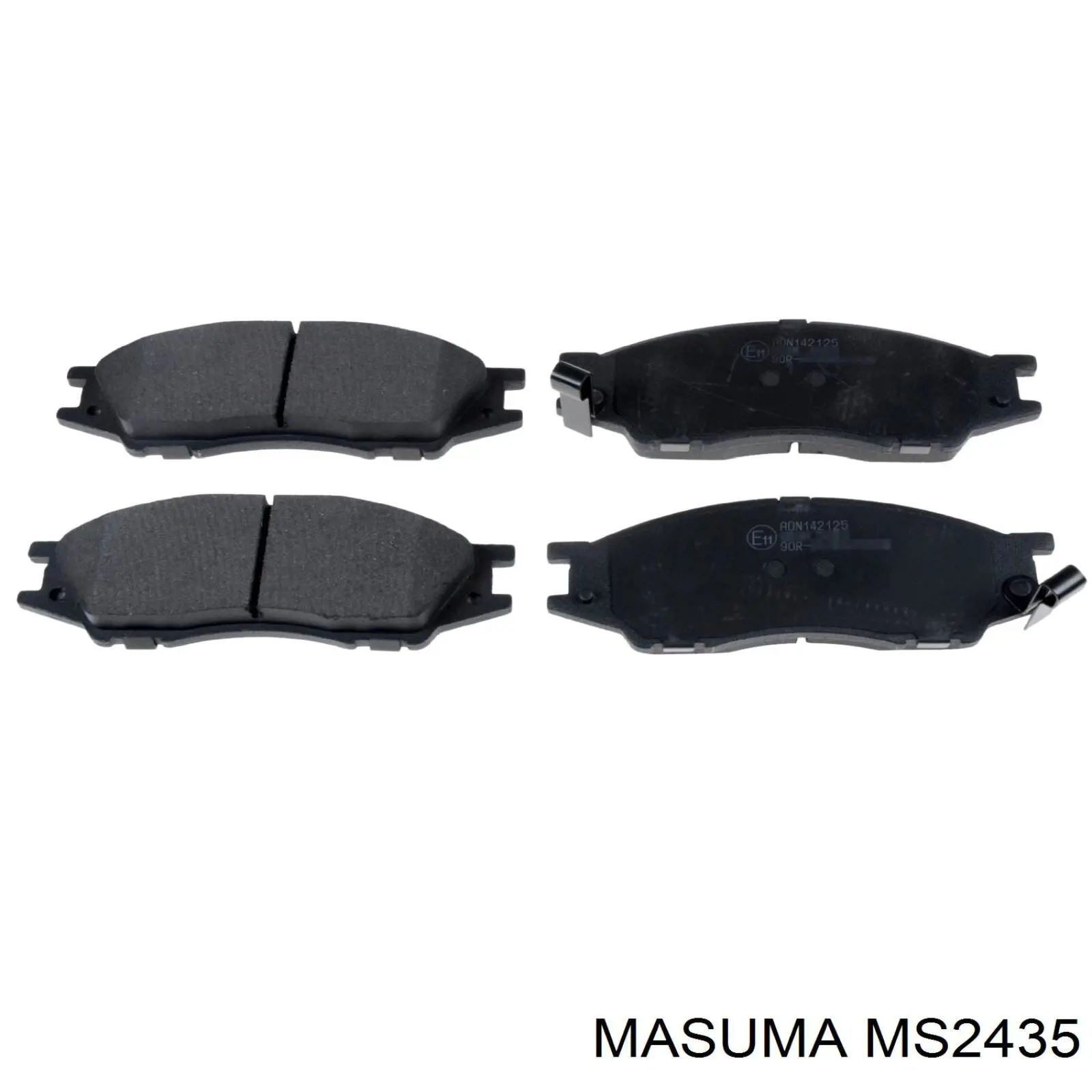 MS2435 Masuma Передні гальмівні колодки