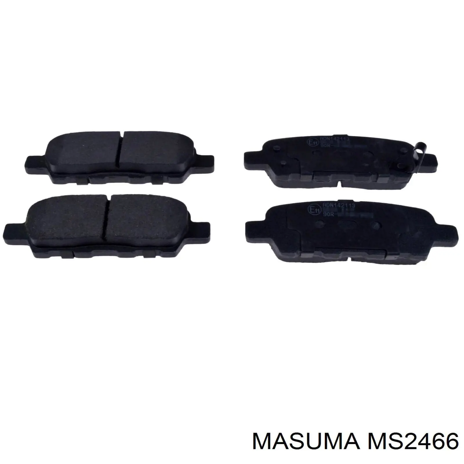 Задні гальмівні колодки Masuma MS2466 ціна, від 18.32 USD