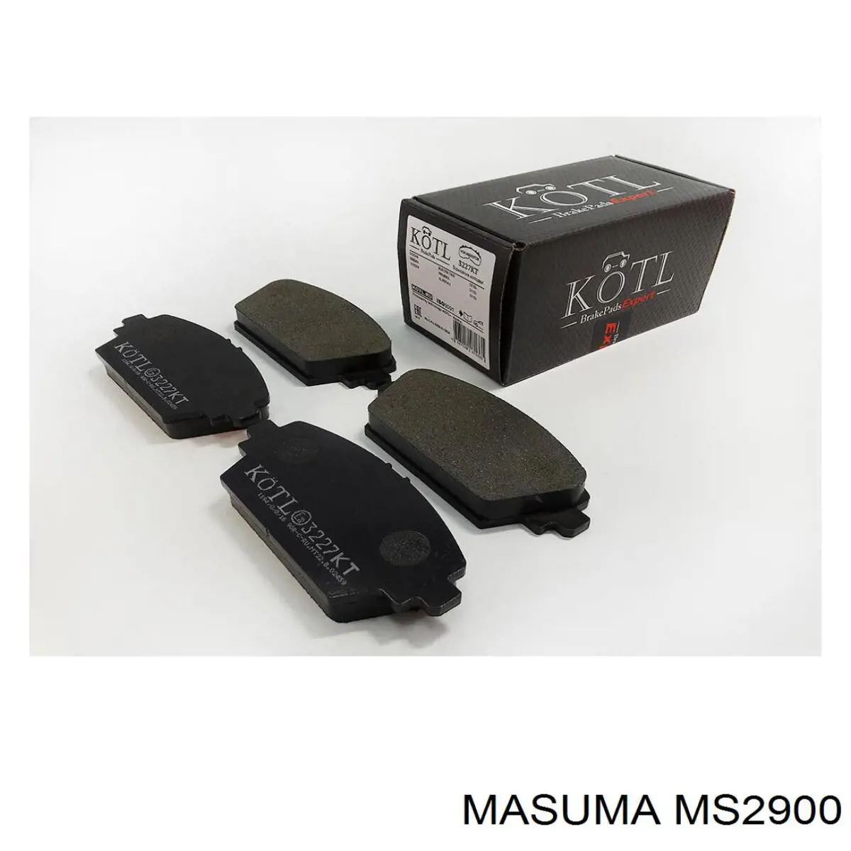 Купити MS2900 Masuma Колодки гальмівні передні, дискові