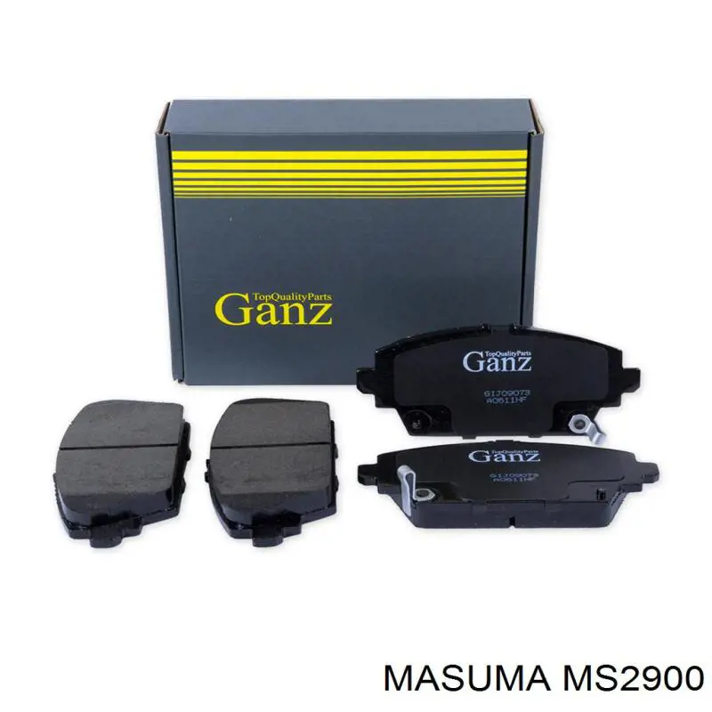 Гальмівні колодки Masuma MS2900 ціна, від 19.11 USD