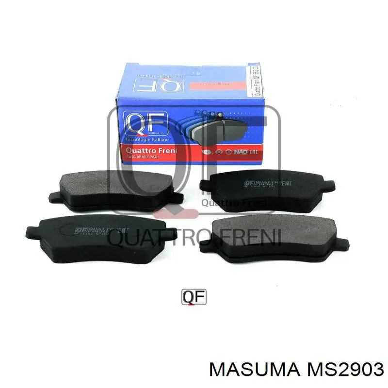 Купити MS2903 Masuma Колодки гальмівні передні, дискові