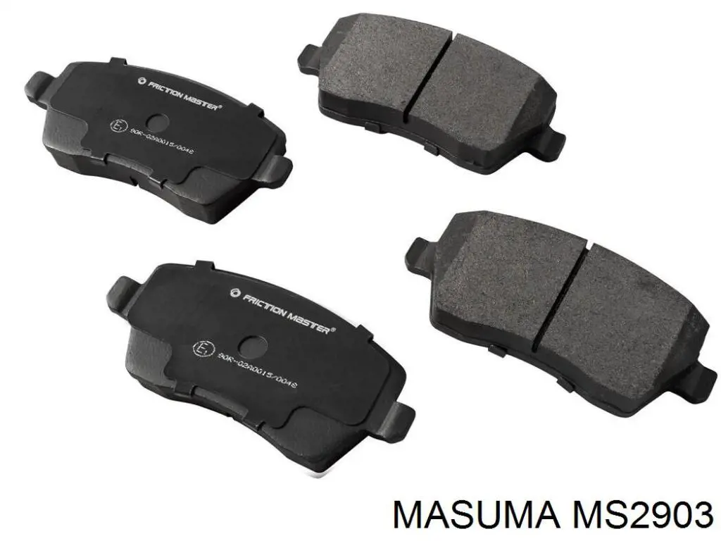 Передні тормозні колодки MS2903 Masuma