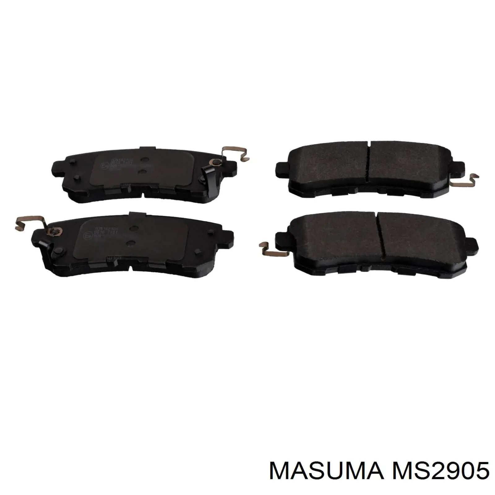 Задні гальмівні колодки Masuma MS2905 ціна, від 26.67 USD