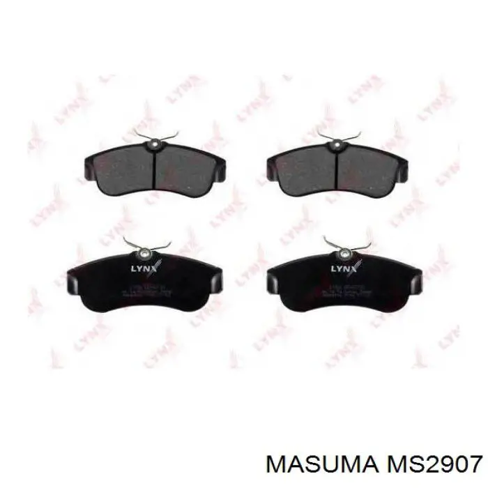Гальмівні колодки Masuma MS2907 ціна, від 19.92 USD