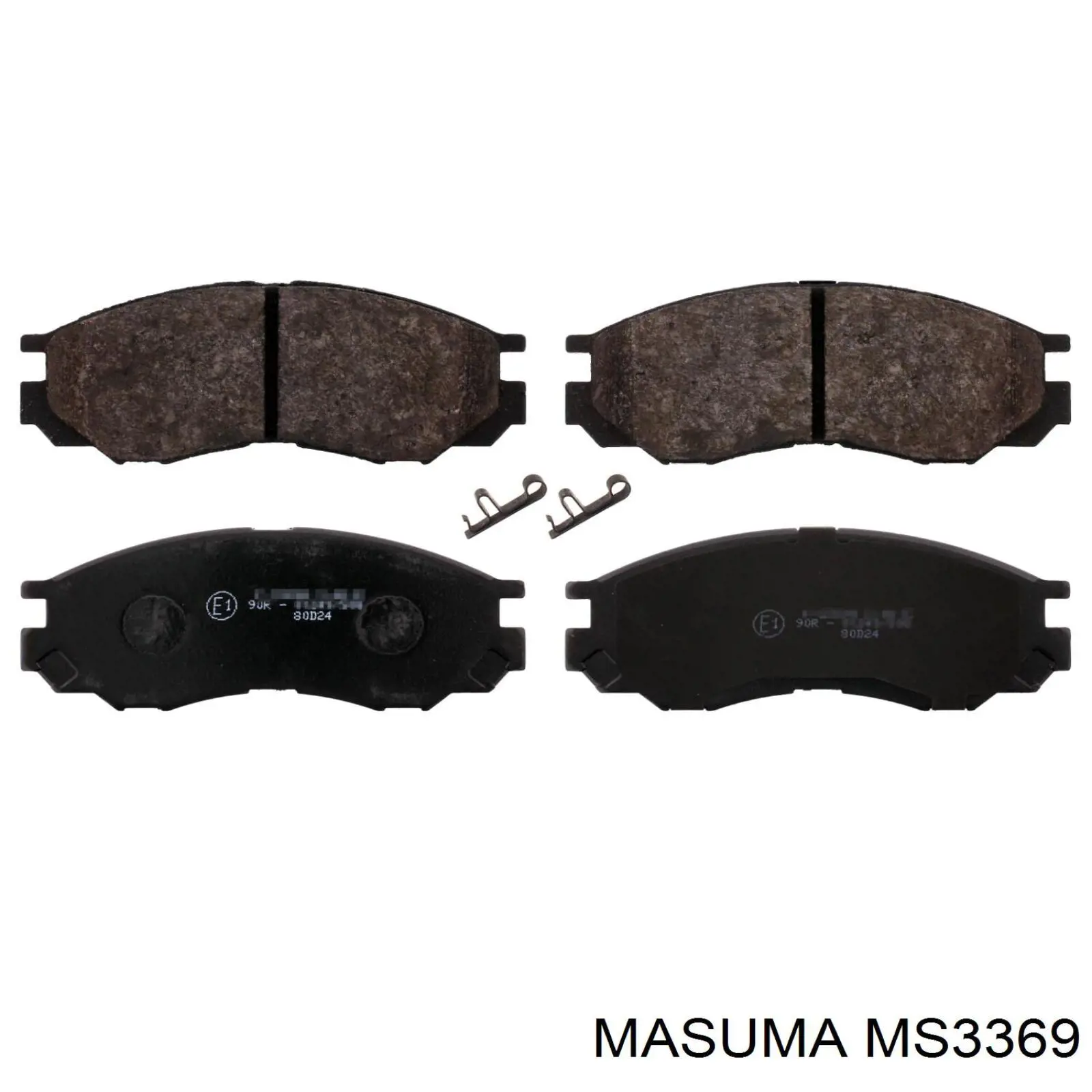 MS3369 Masuma Передні гальмівні колодки