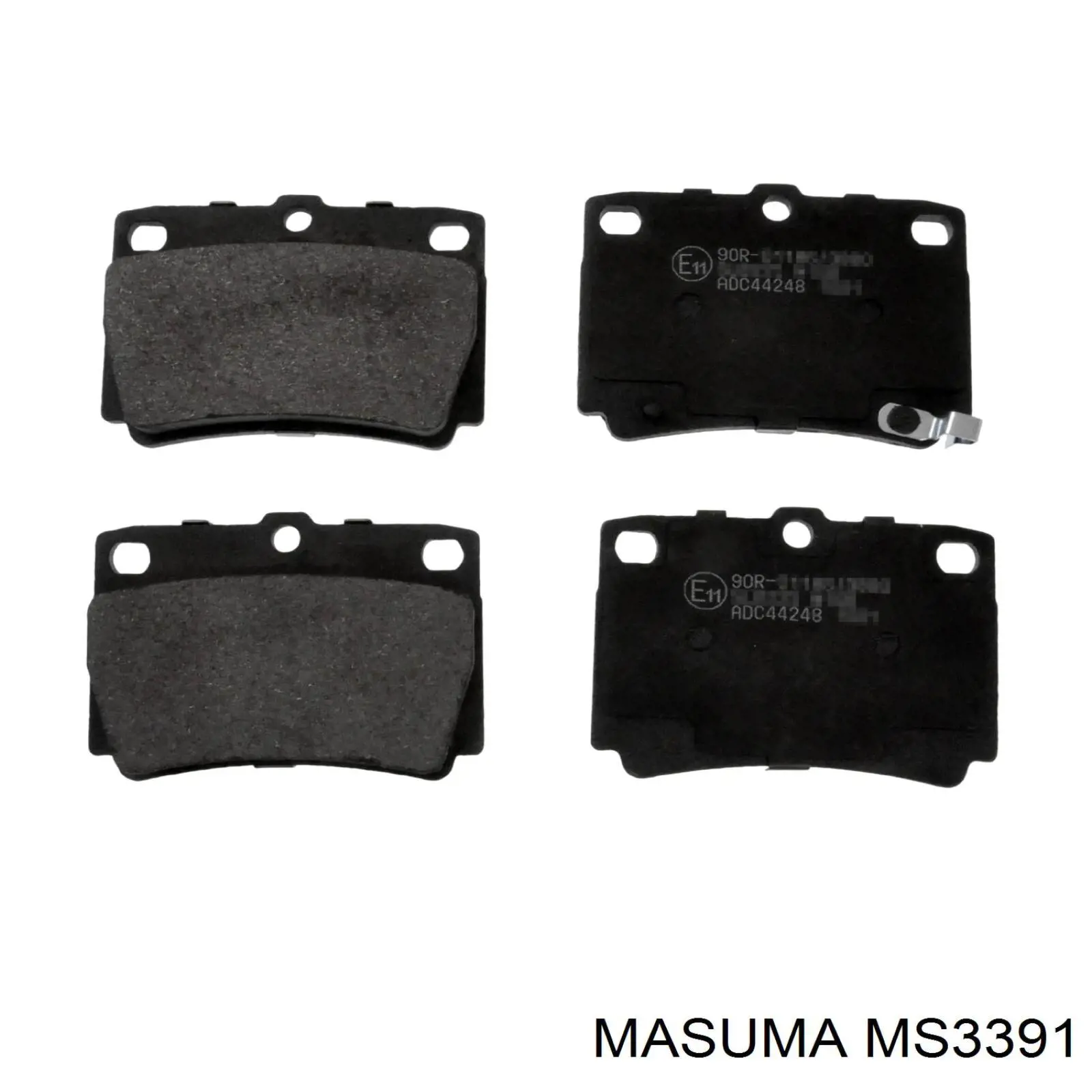 Купити MS3391 Masuma Задні колодки