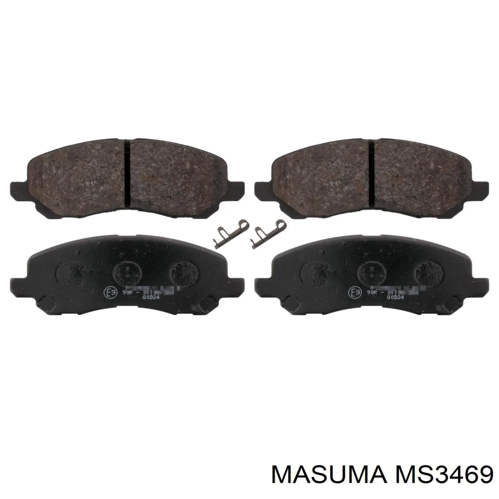 Гальмівні колодки Masuma MS3469 ціна, від 23.88 USD