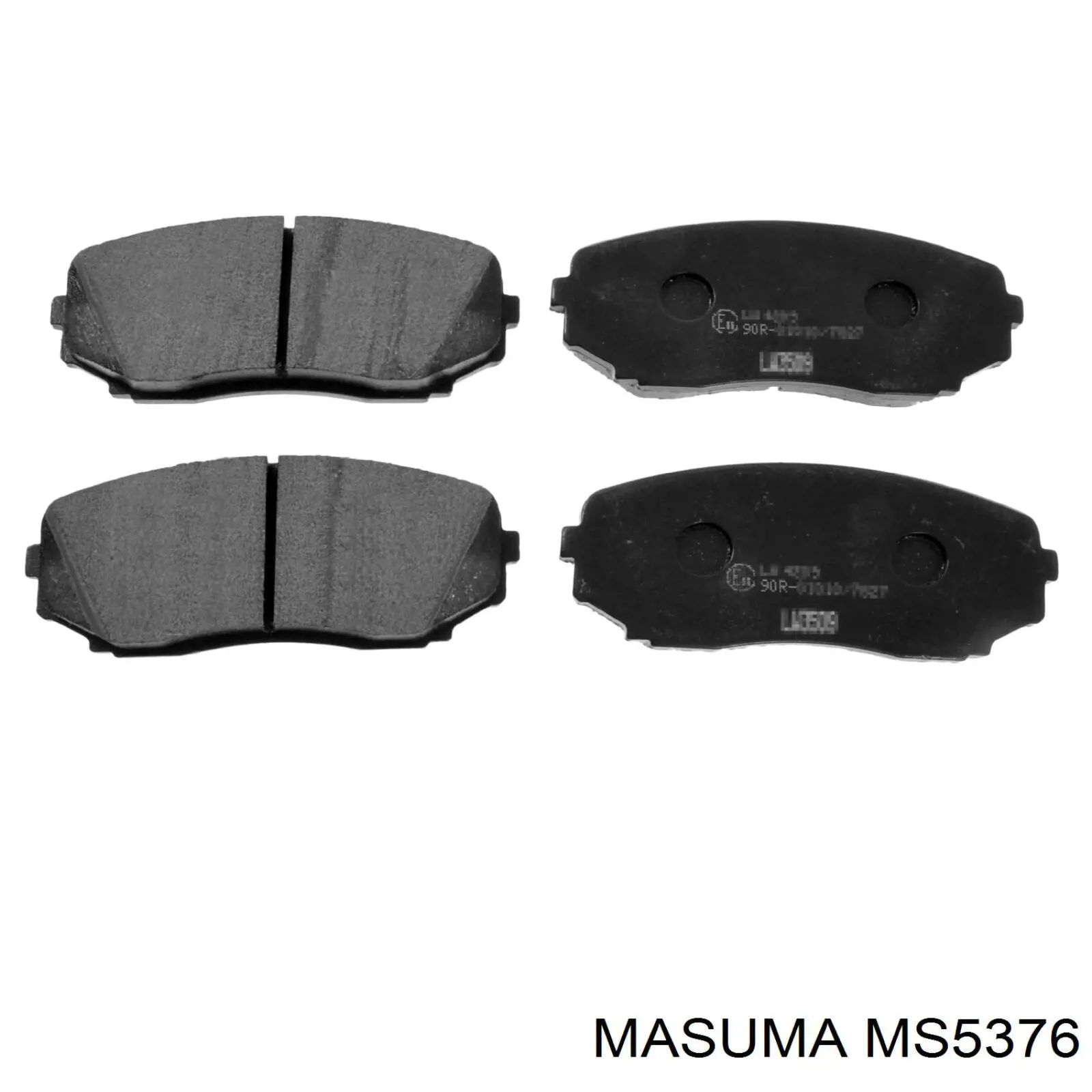 Гальмівні колодки Masuma MS5376 ціна, від 26.46 USD