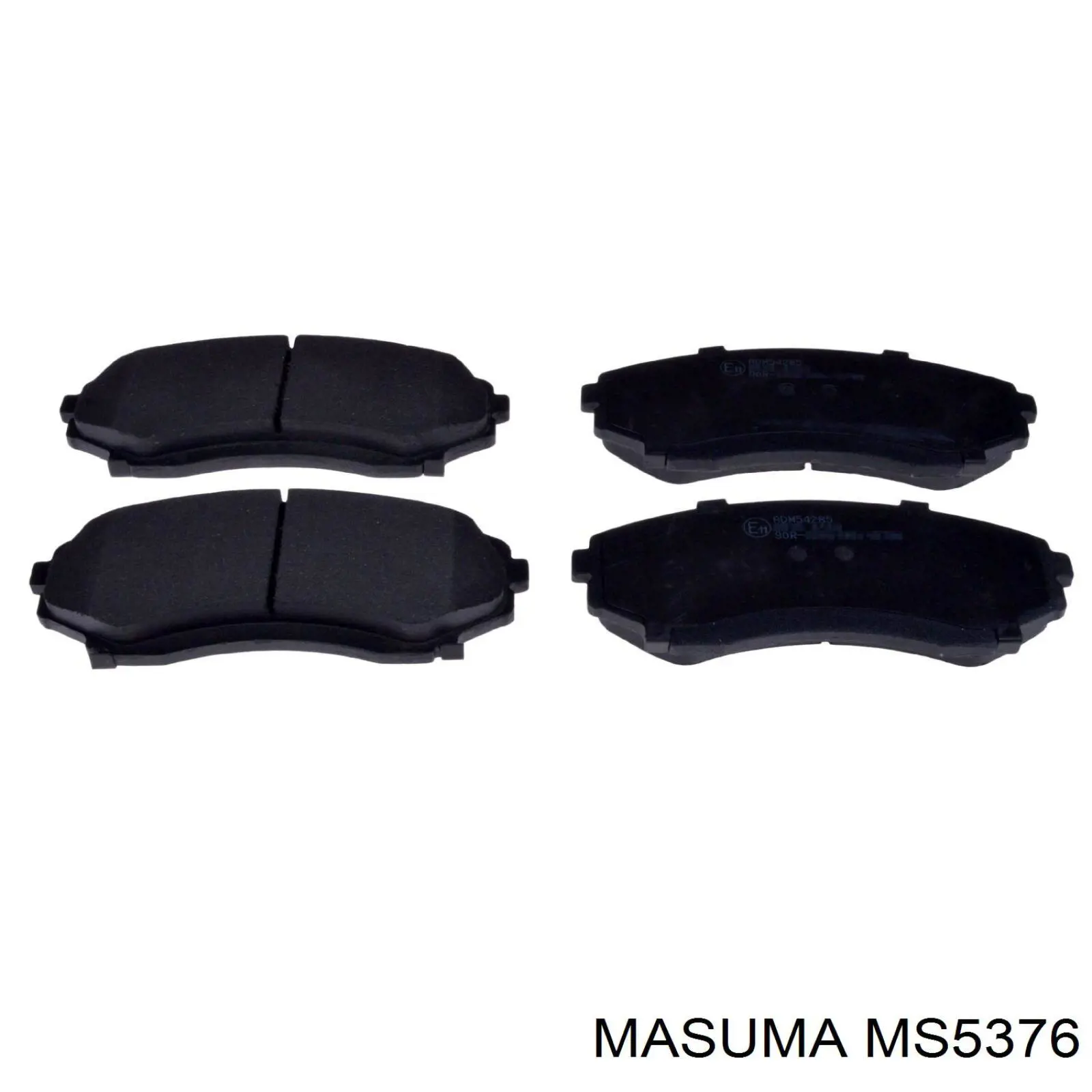 MS5376 Masuma колодки гальмівні передні, дискові