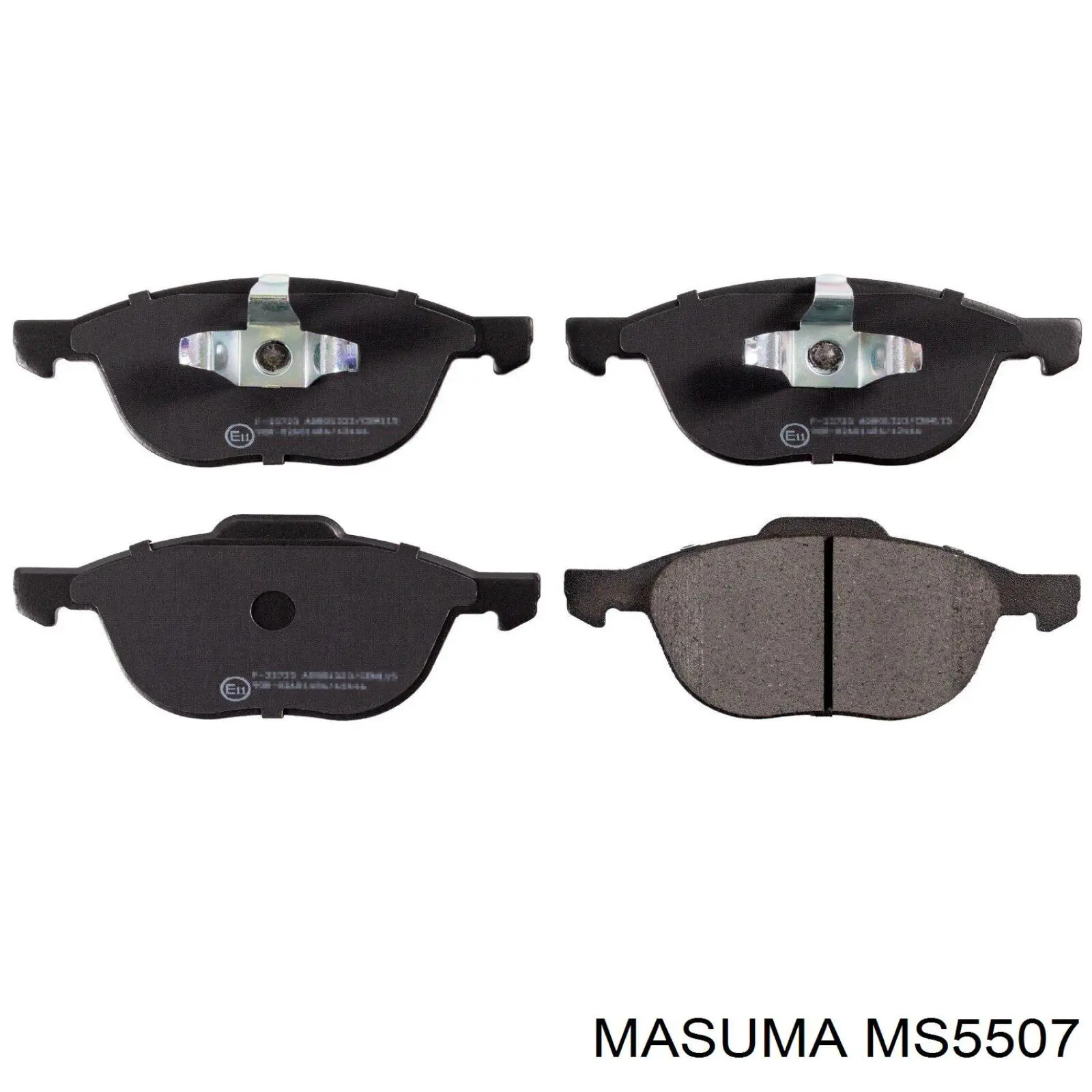 MS5507 Masuma Передні гальмівні колодки