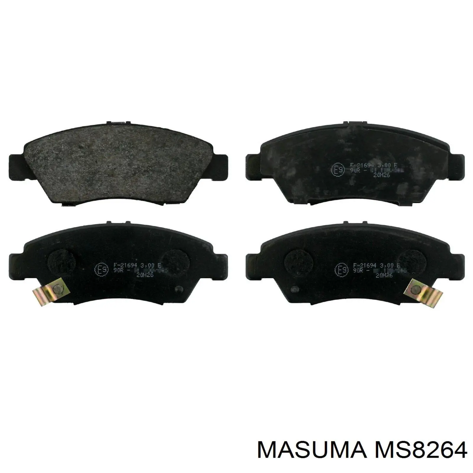 Гальмівні колодки Masuma MS8264 ціна, від 21.05 USD