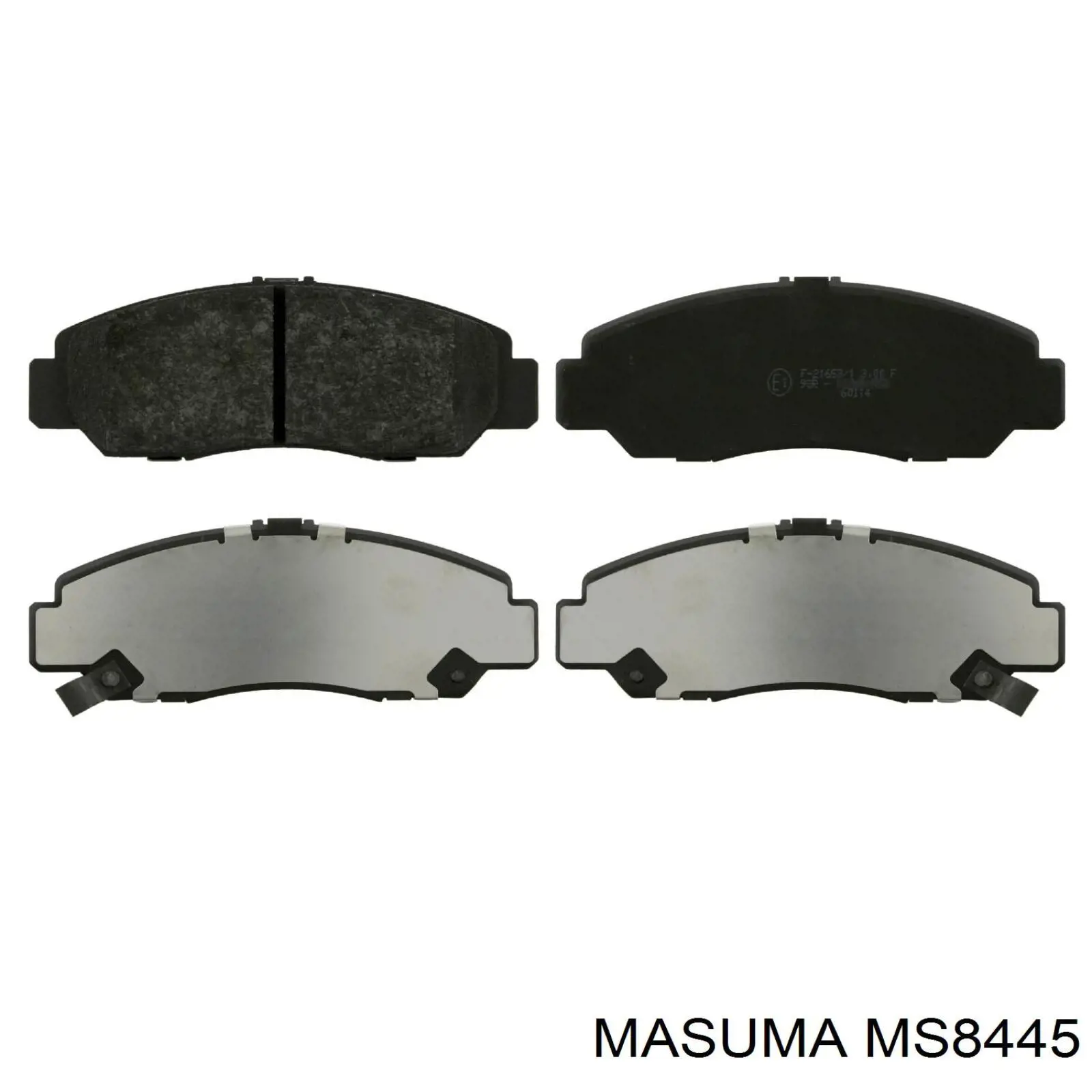 Купити MS8445 Masuma Колодки гальмівні передні, дискові