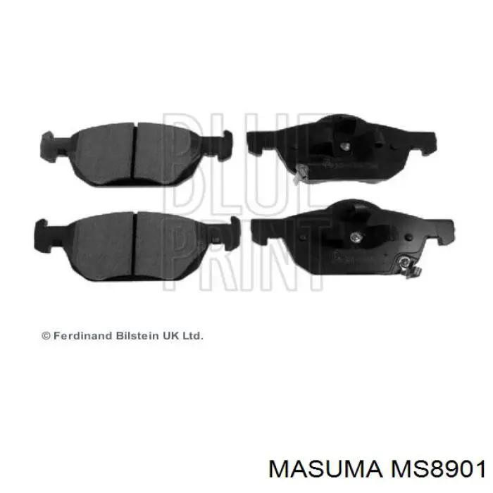 Купити MS8901 Masuma Колодки гальмівні передні, дискові