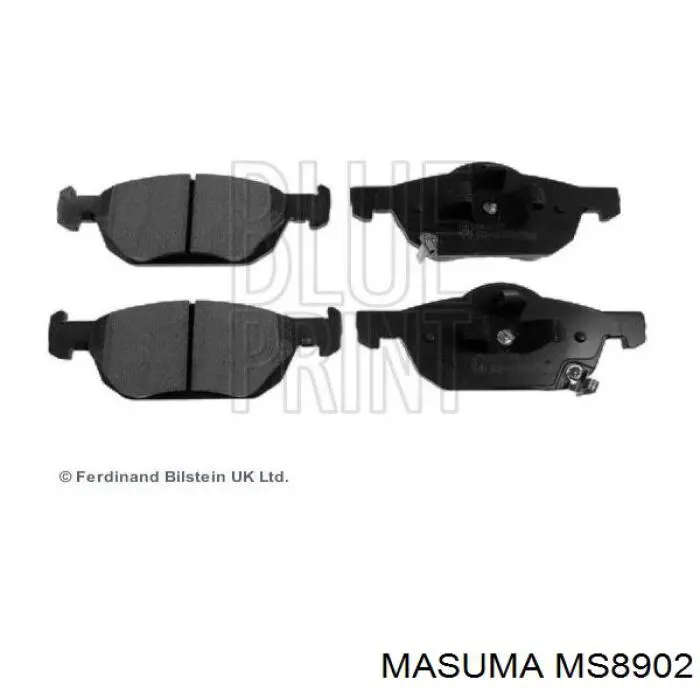 Передні тормозні колодки MS8902 Masuma