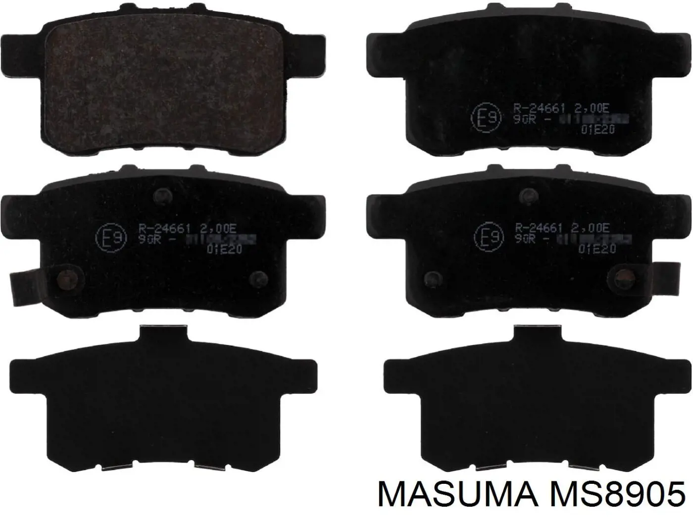 Задні гальмівні колодки MS8905 Masuma