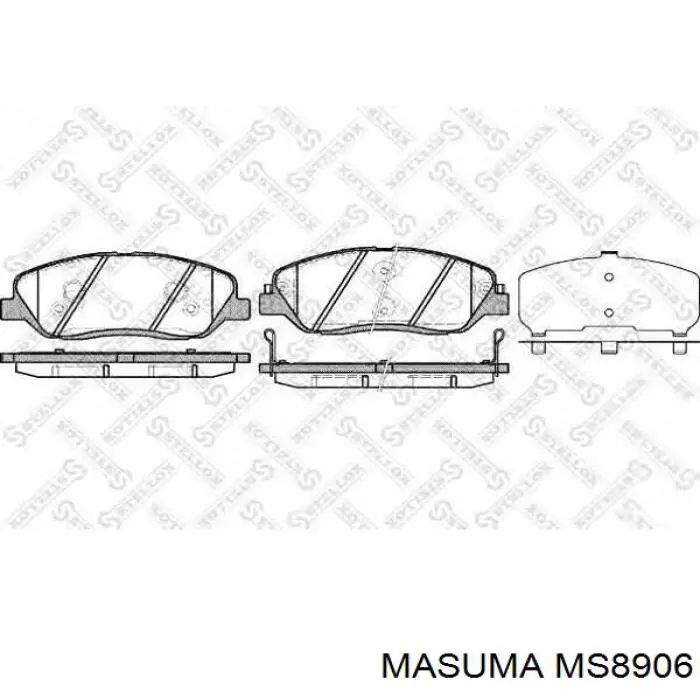 Задні гальмівні колодки MS8906 Masuma