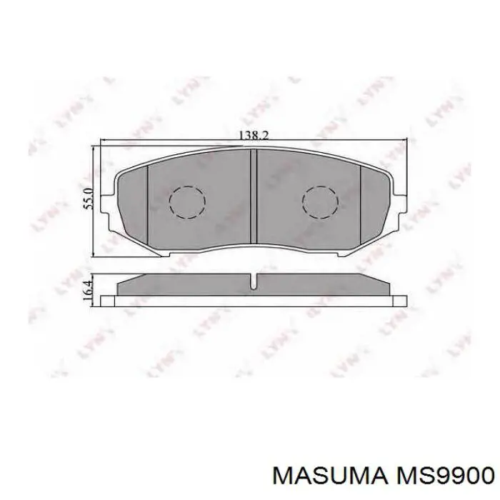 Гальмівні колодки Toko cars T2117021 ціна, від 21.78 USD