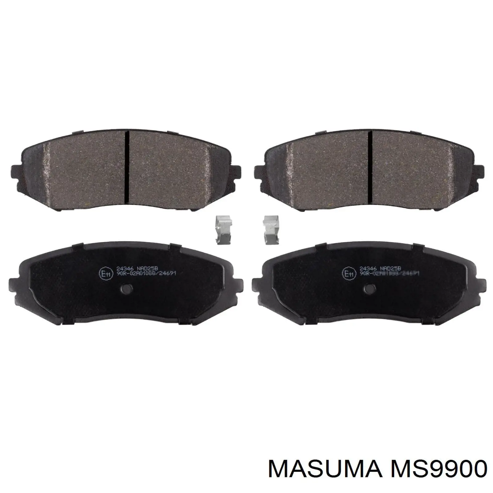 Купити MS9900 Masuma Колодки гальмівні передні, дискові