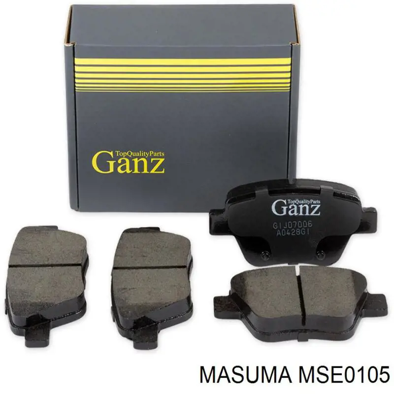 Задні гальмівні колодки Masuma MSE0105 ціна, від 25.37 USD