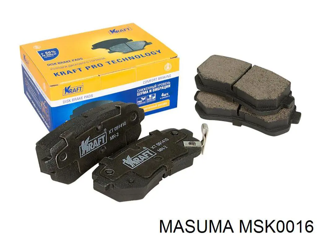 Купити MSK0016 Masuma Задні колодки