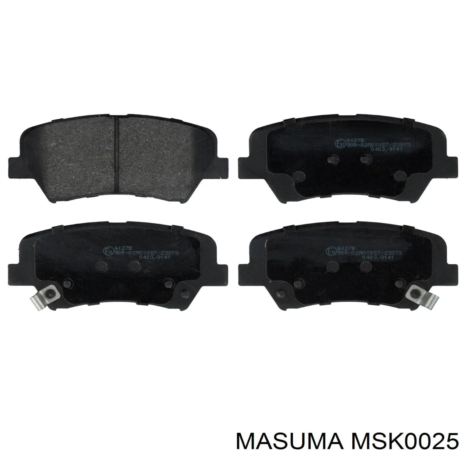 Передні тормозні колодки MSK0025 Masuma