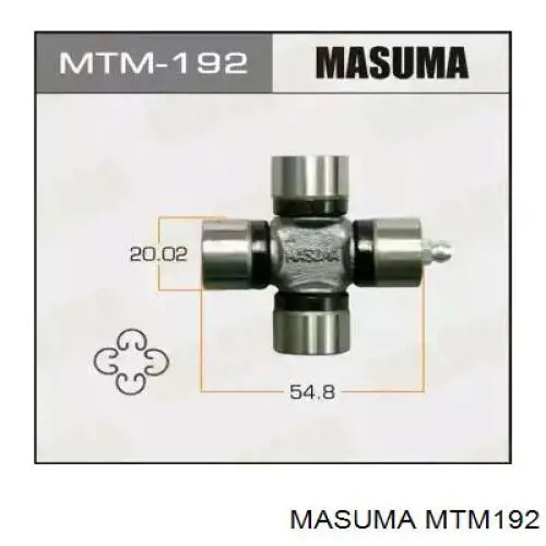 MTM192 Masuma Хрестовина карданного валу