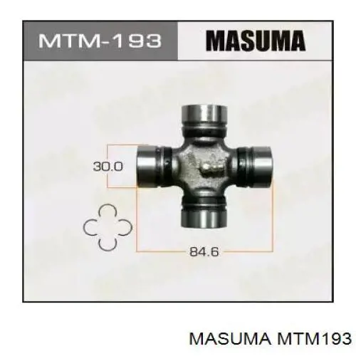 Купити MTM193 Masuma Хрестовина карданного валу