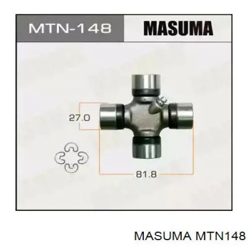 MTN148 Masuma Хрестовина карданного валу