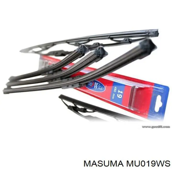 Щітка-двірник лобового скла, пасажирська Masuma MU019WS ціна, від 9.77 USD