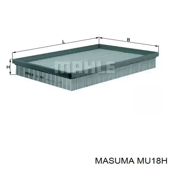 Щітка-двірник лобового скла, пасажирська MU18H Masuma