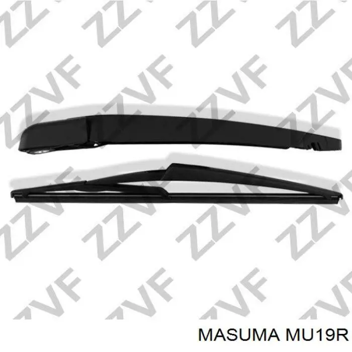 Щітка склоочисника заднього скла Masuma MU19R ціна, від 6.22 USD