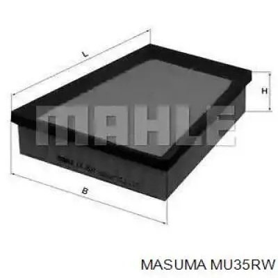 Купити MU35RW Masuma Щітка задня