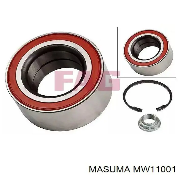 Маточина передня MW11001 Masuma