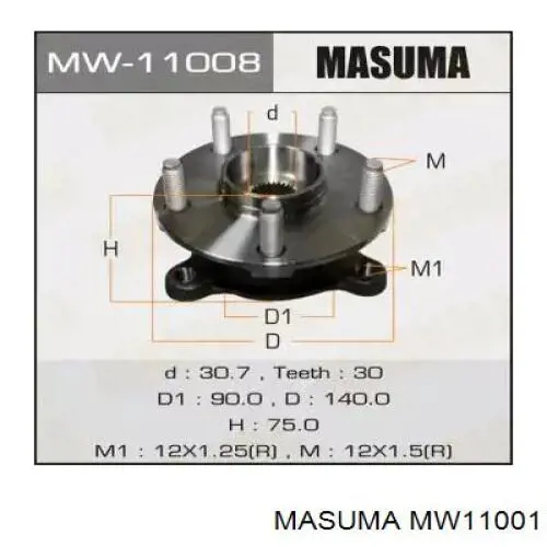 MW11001 Masuma Маточина (передня)