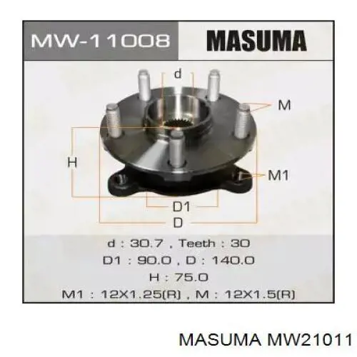 MW21011 Masuma Маточина (передня)